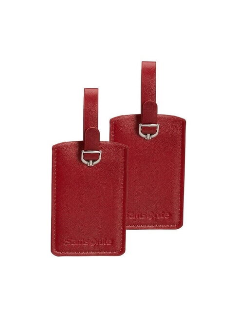 SAMSONITE  Badges nominatifs GLOBAL TRAVEL 2 ROUGE - Accessoires Voyage