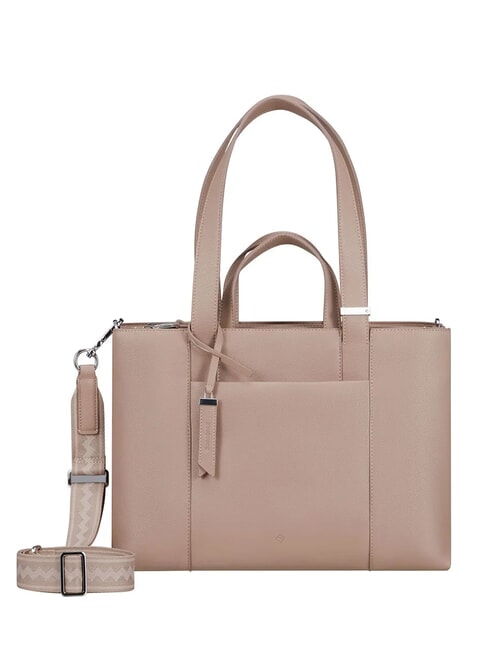 SAMSONITE BRIGHTBEYOND  Sac PC avec bandoulière BEIGE - Porte Documents Travail