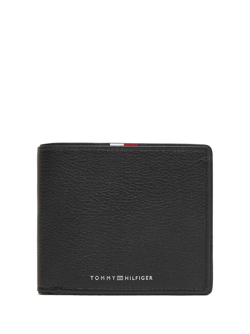 TOMMY HILFIGER TH CORP Portefeuille en cuir le noir - Portefeuilles Homme