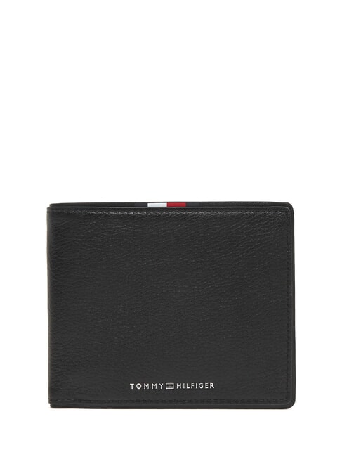 TOMMY HILFIGER TH CORP Petit portefeuille en cuir le noir - Portefeuilles Homme