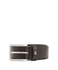 TOMMY HILFIGER OLIVER Ceinture en cuir fabriqu&eacute;e en Italie - Ceintures