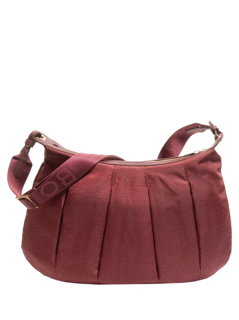 BORBONESE CROISSANT HOBO MEDIUM Sac à bandoulière, avec bandoulière merlot - Sacs pour Femme