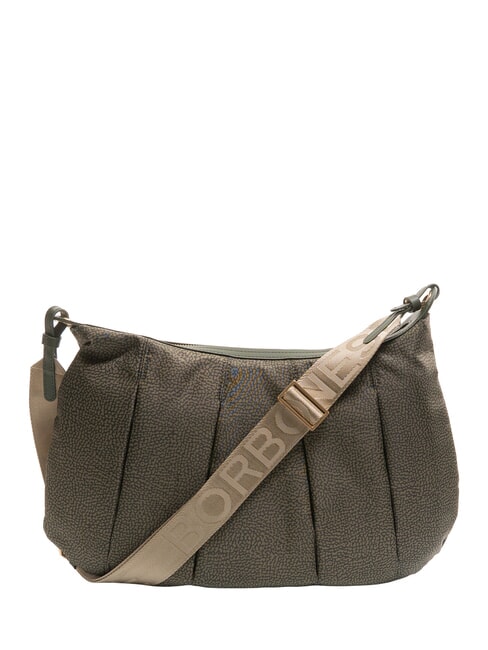 BORBONESE CROISSANT HOBO MEDIUM Sac à bandoulière, avec bandoulière laurier - Sacs pour Femme