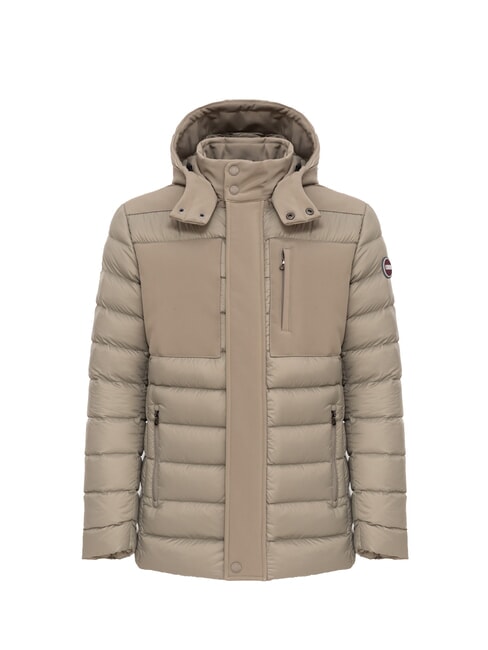 COLMAR NEWWARRIOR  Couette en duvet crème au café - Doudounes homme