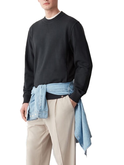 COLMAR PICKY Sweat-shirt en coton noir - Pulls molletonnés