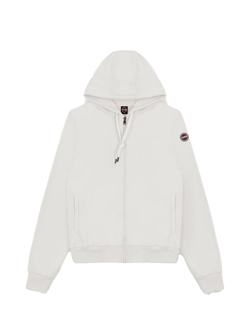 COLMAR CONNECTIVE  Sweat à capuche entièrement zippé blanc - Pulls molletonnés