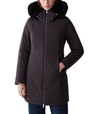 COLMAR PURENESS Veste longue matelass&eacute;e &agrave; capuche noir - Doudounes femme - 1