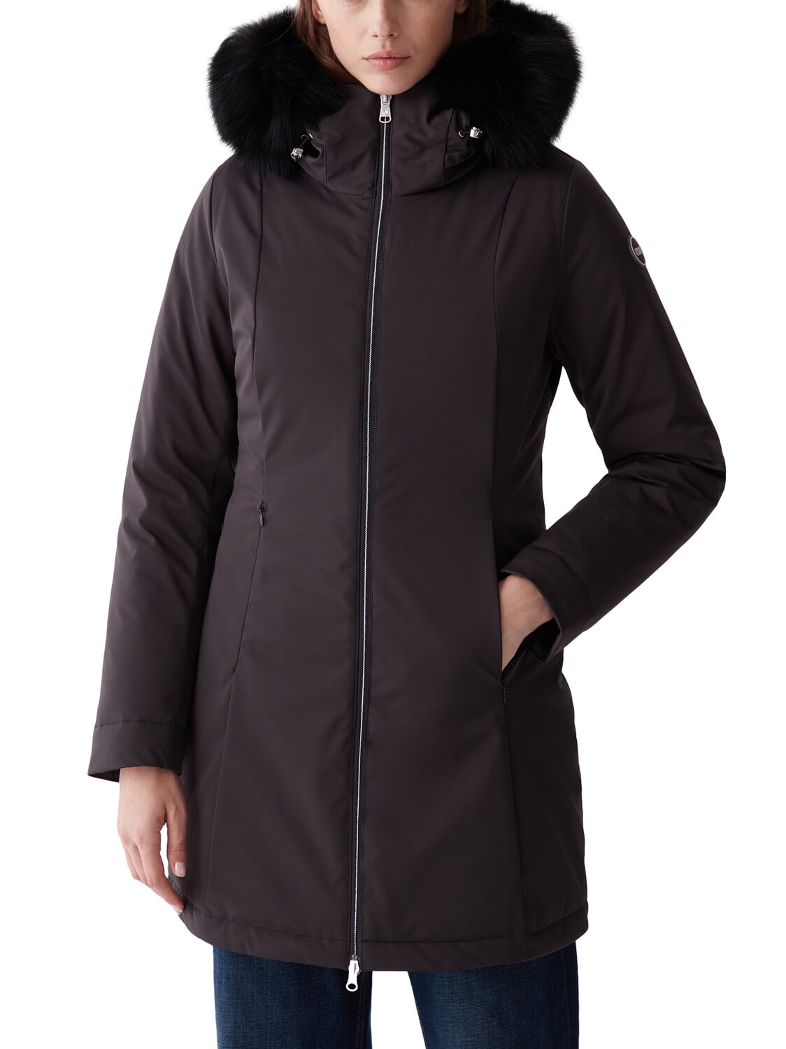 Colmar Pureness Veste Longue Matelassée À Capuche Noir Achetez À