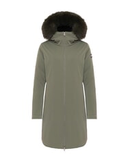 COLMAR PURENESS Veste longue matelass&eacute;e &agrave; capuche boue - Vestes pour femmes - 1