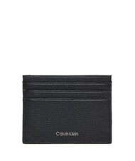 CALVIN KLEIN FOIL EMBOSS  Porte-cartes plat en cuir - Portefeuilles Homme