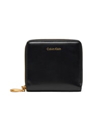 CALVIN KLEIN ENGRAVED  Petit portefeuille en cuir - Portefeuilles Femme
