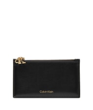CALVIN KLEIN HARDWARE MONOGRAM Porte-cartes / porte-monnaie en cuir - Portefeuilles Femme