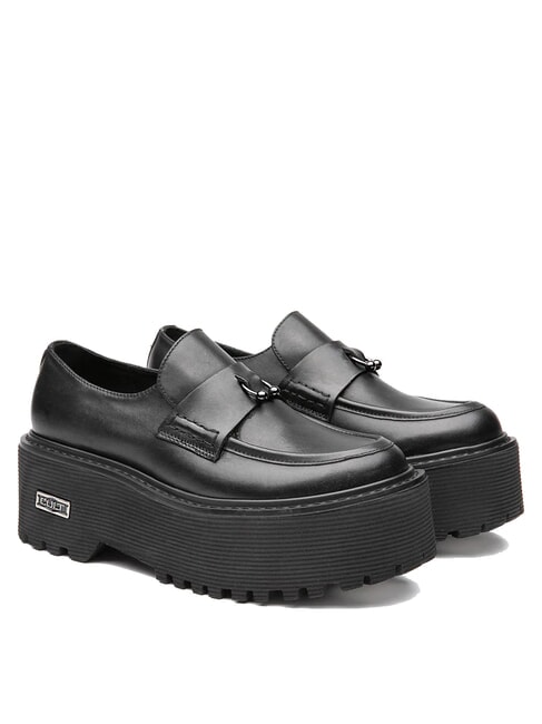 CULT AXL 4538 Mocassins en cuir à franges noir - Chaussures Femme