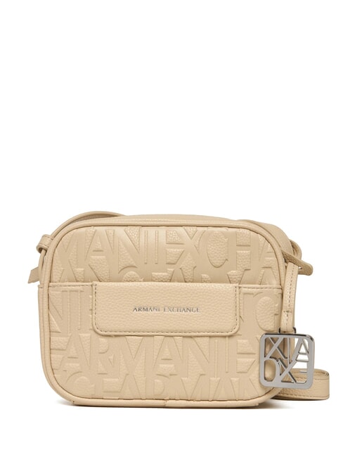ARMANI EXCHANGE LIZ PEBBLE Sac photo avec logo en relief vallée - Sacs pour Femme