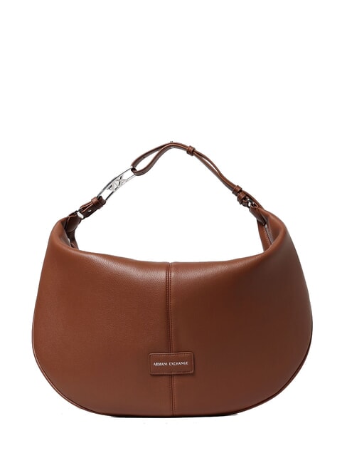 ARMANI EXCHANGE LIZ PEBBLE Grand sac à bandoulière hobo coquille de noix de coco - Sacs pour Femme