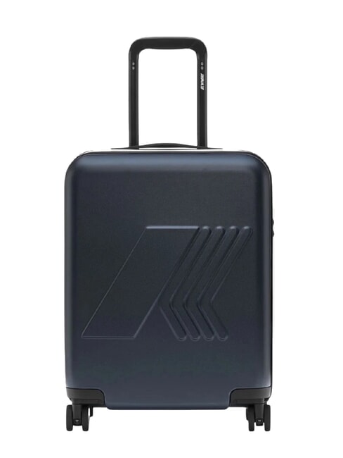 KWAY EUDOXIE LOGO Chariot à bagages à main profondeur bleue - Valises cabine