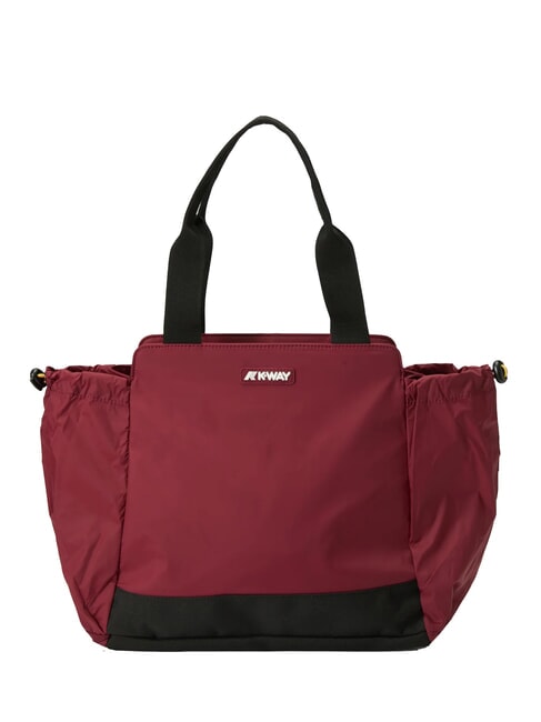 KWAY AISY Sac fourre-tout en nylon syrah rouge - Sacs pour Femme