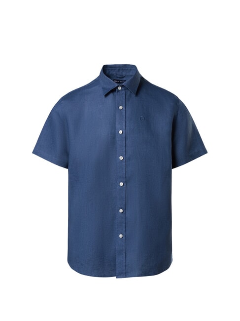 NORTH SAILS N/S chemise en lin jean foncé - Chemises pour hommes