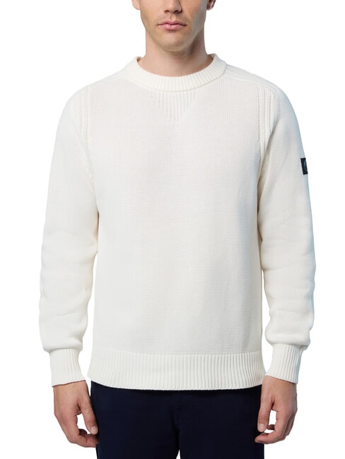 NORTH SAILS N|S Pull col rond en coton Guimauve - Pulls pour hommes