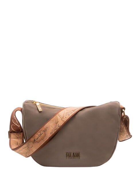 ALVIERO MARTINI PRIMA CLASSE STORMY NYLON Petit sac à bandoulière en forme de croissant tourterelle - Sacs pour Femme