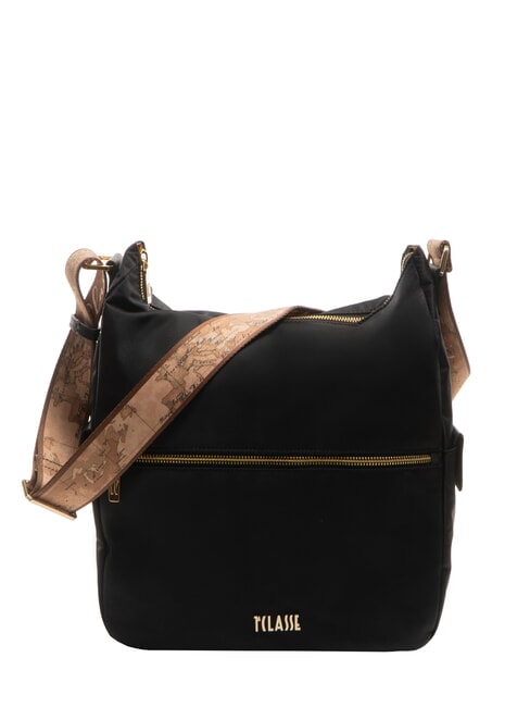 ALVIERO MARTINI PRIMA CLASSE STORMY NYLON Sac à bandoulière double portabilité Noir - Sacs pour Femme