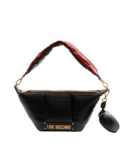LOVE MOSCHINO PUFFY LOGO Petit sac bandoulière pochette coeur - Sacs pour Femme