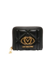 LOVE MOSCHINO EMBOSSED Portefeuille compact à fermeture éclair - Portefeuilles Femme