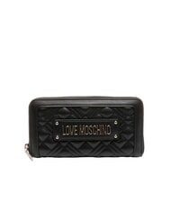 LOVE MOSCHINO QUILTED Grand portefeuille zippé - Portefeuilles Femme