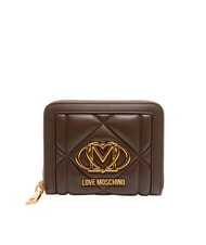 LOVE MOSCHINO EMBOSSED Portefeuille compact à fermeture éclair - Portefeuilles Femme