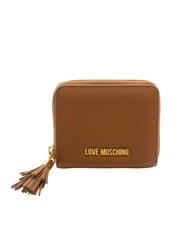 LOVE MOSCHINO ESSENTIAL Petit portefeuille zippé à pompon - Portefeuilles Femme