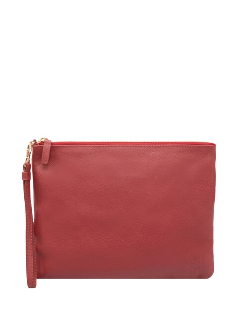 TIMBERLAND LARGE Grande pochette en cuir avec dragonne rouge - Sacs pour Femme