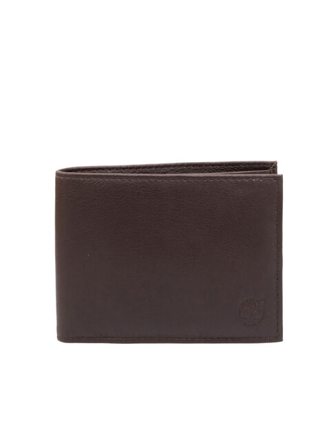 TIMBERLAND CLASSIC Portefeuille porte-monnaie en cuir marron foncé - Portefeuilles Homme
