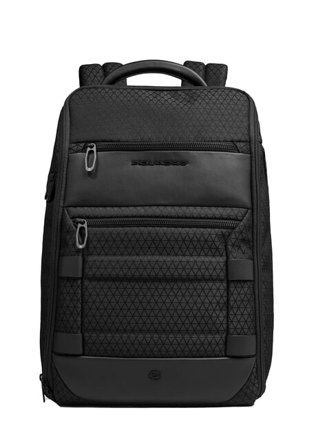 PIQUADRO HEXAGON Sac à dos 2 en 1, support pour ordinateur portable 15,6" Noir - Sacs à dos pour ordinateur portable
