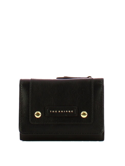 THE BRIDGE CECILIA Portefeuille en cuir black Gold - Portefeuilles Femme