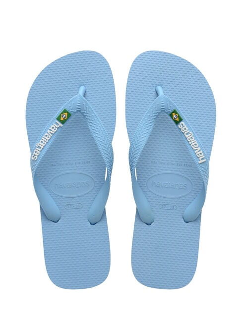 HAVAIANAS BRASIL LOGO Les tongs pour hommes bleu lavande/blanc - Chaussures unisexe