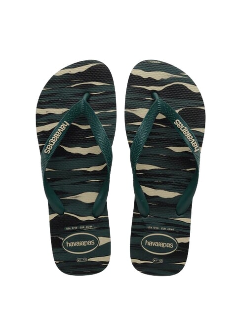 HAVAIANAS tongs TOP CAMU vert pantanal - Chaussures unisexe