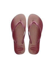 HAVAIANAS SLIM GLOSS Tongs amarante - Chaussures Femme - 1