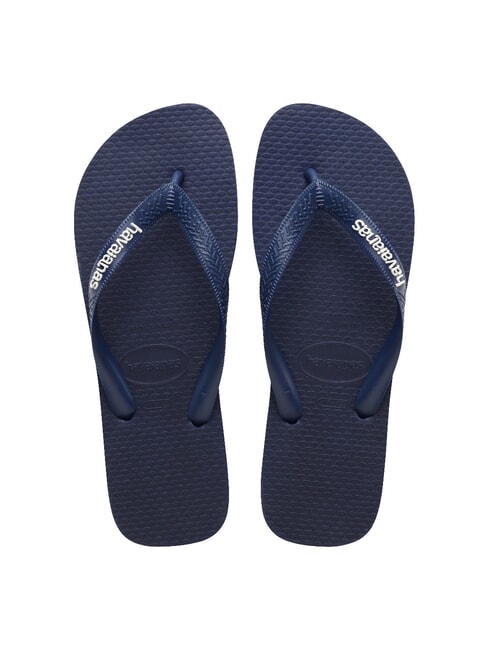 HAVAIANAS TOP RUBBER LOGO FILETE Tongs navyblu - Chaussures Homme