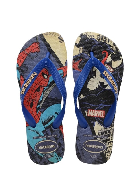 HAVAIANAS TOP MARVEL CLASSICS Tongs en caoutchouc marineblu - Chaussures unisexe