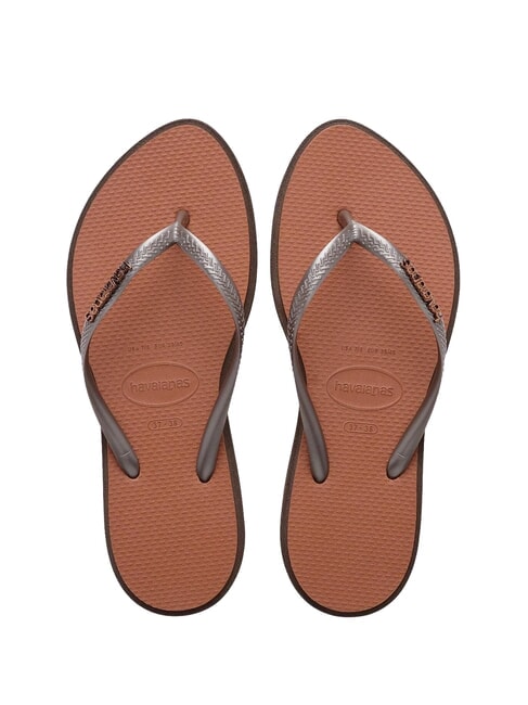 HAVAIANAS SLIM POINT Tongs frère sombre - Chaussures Femme