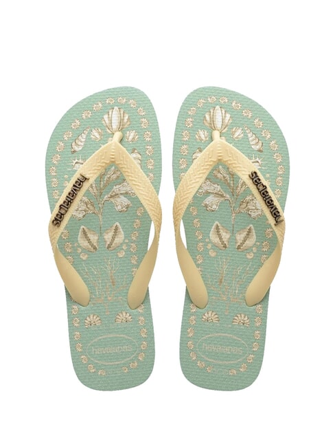 HAVAIANAS TOP TROPICALIA Tongs côte verte - Chaussures Femme