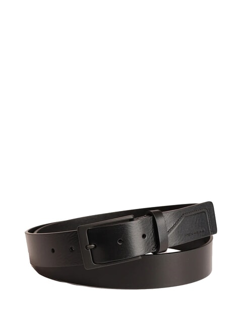 PIQUADRO AYE Ceinture en cuir Noir - Ceintures