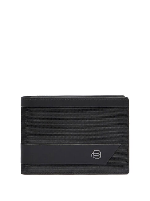 PIQUADRO LIKO Portefeuille avec porte-monnaie Noir - Portefeuilles Homme
