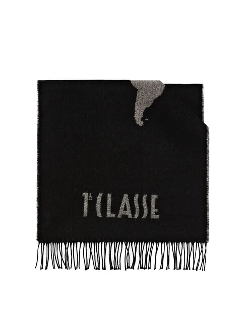 ALVIERO MARTINI PRIMA CLASSE GEO PIENO Écharpe à franges Noir - Écharpes