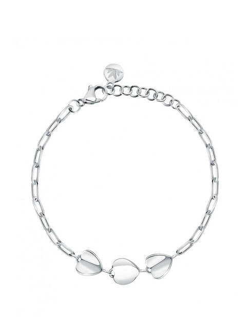 MORELLATO TALISMANI Bracelet avec 3 petits coeurs ACIER - Bracelets