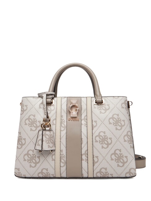 GUESS ERENIA Sac à main avec bandoulière logo taupe foncé - Sacs pour Femme
