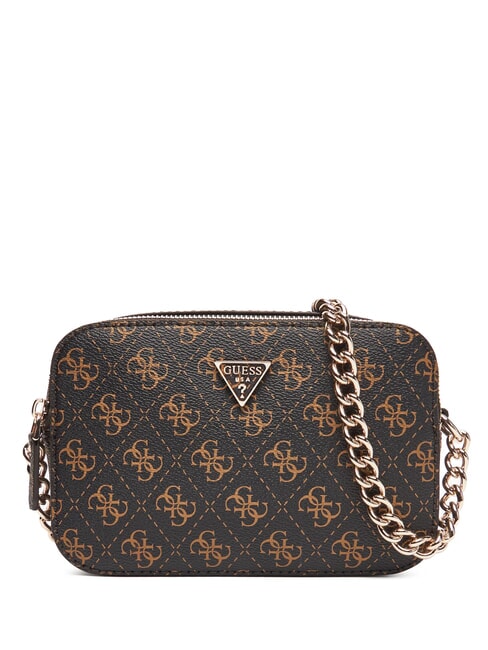 GUESS NOELLE 2 4G Mini sac à bandoulière marron - Sacs pour Femme