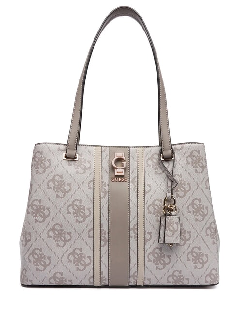 GUESS ERENIA Sac à bandoulière logo taupe foncé - Sacs pour Femme