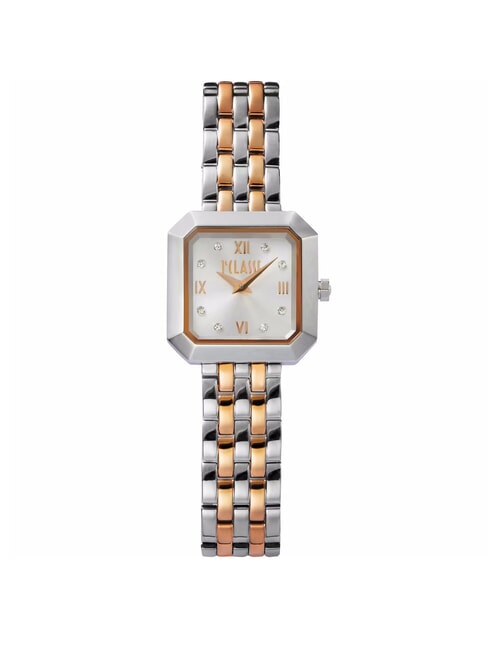 ALVIERO MARTINI PRIMA CLASSE CORFU Montre en acier avec affichage de l'heure uniquement deux tons - Montres