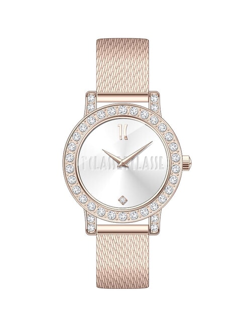 ALVIERO MARTINI PRIMA CLASSE ZANTE Montre à quartz en acier rose - Montres